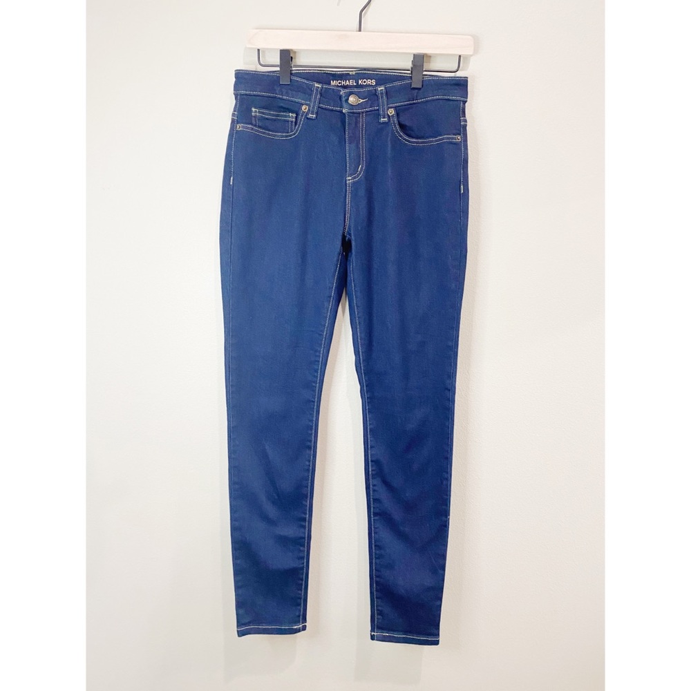 MICHAEL KORS Dark Blue Skinny Jean Pant